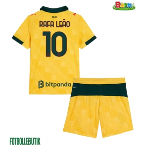 AC Milan Rafael Leao #10 Tredjeställ Barn 2025-26 Kortärmad (+ Korta byxor)